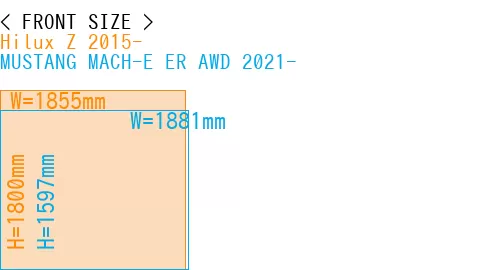 #Hilux Z 2015- + MUSTANG MACH-E ER AWD 2021-
